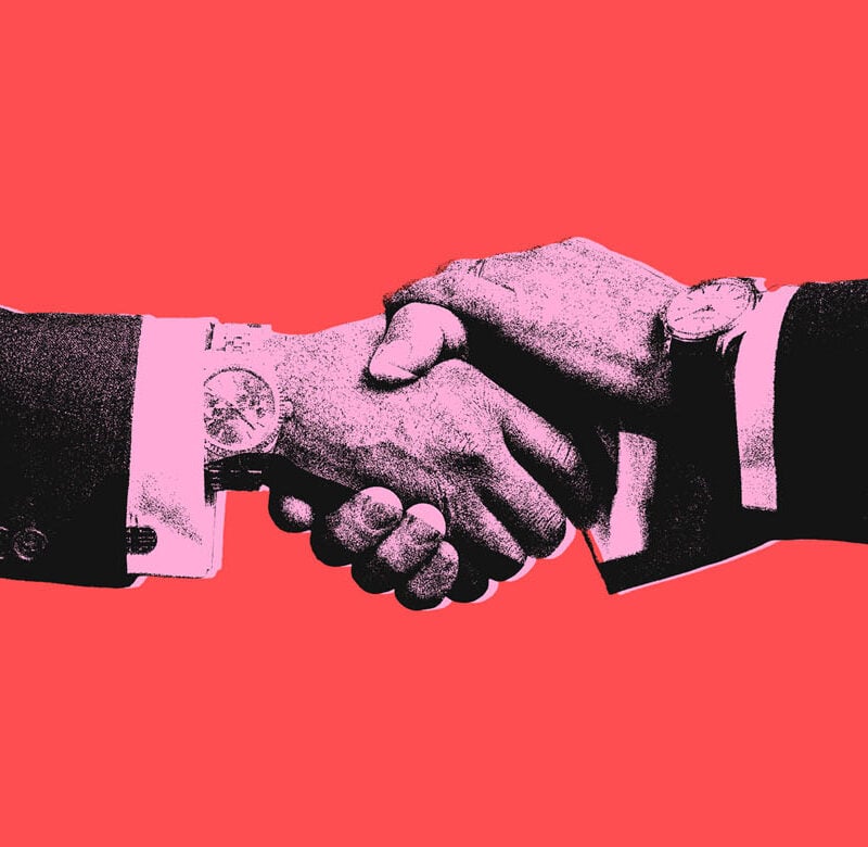 Meetups and Networking for CMOs image of two hands shaking