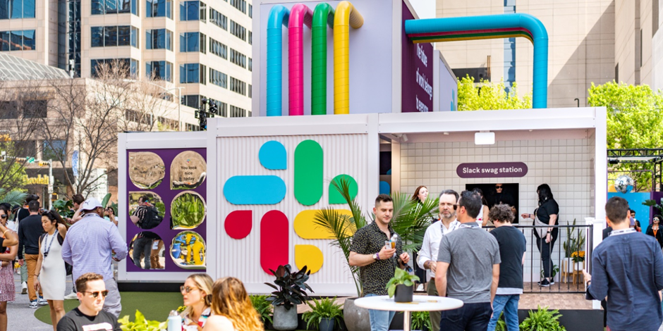 House of Slack installation at SXSW