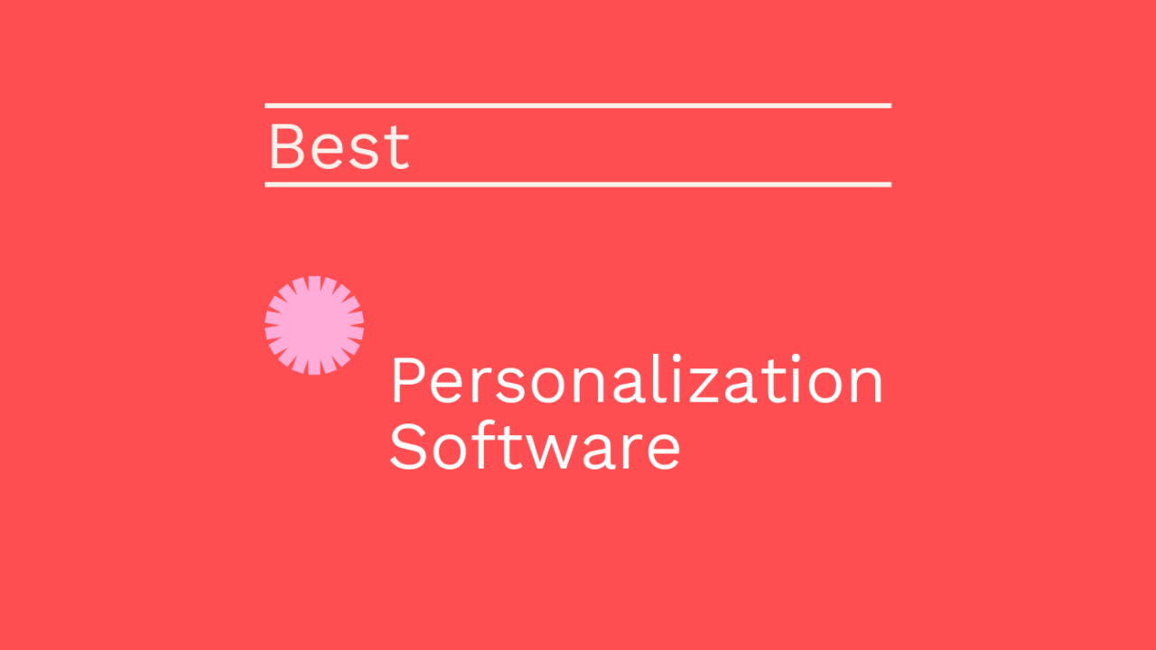 Personalization software best tools 65239