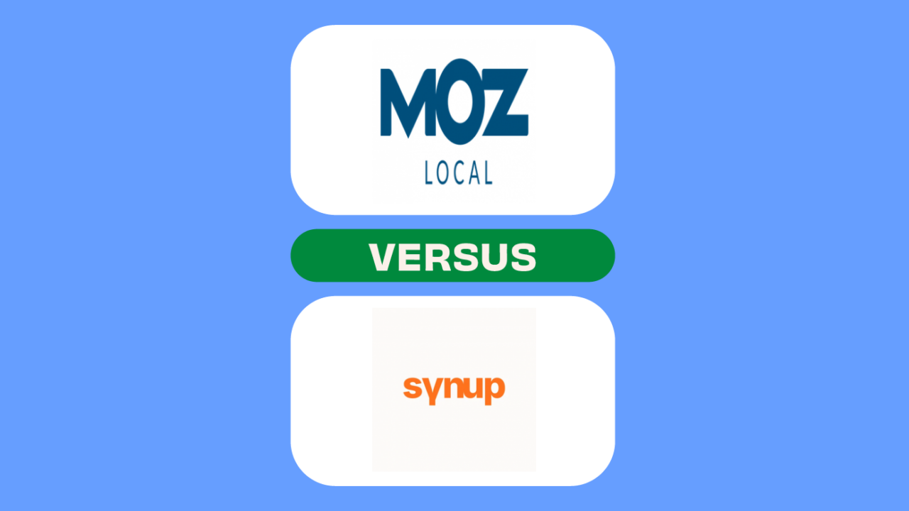 Moz local Versus Synup 52909
