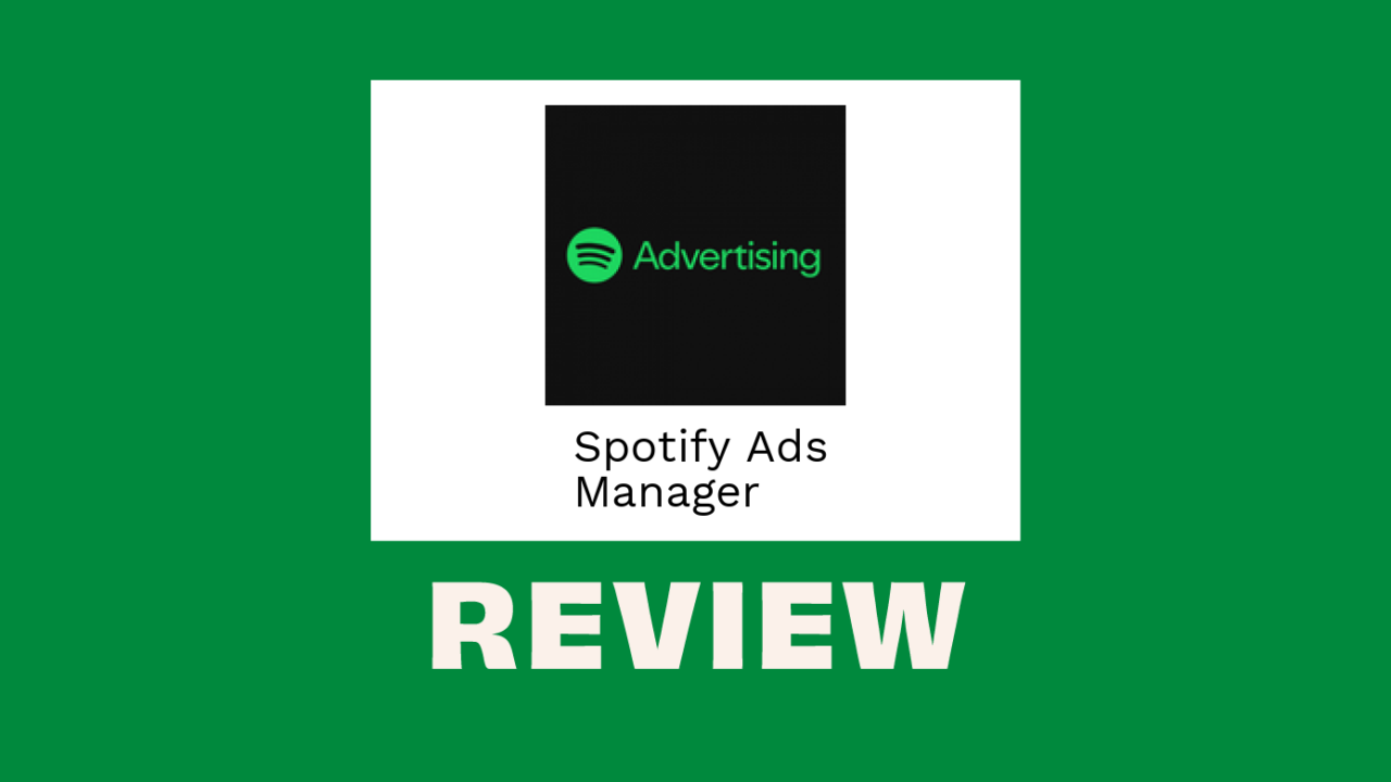 Spotify ad studio Product Review 41288